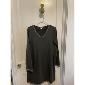 Max Studio Women’s Size Large Gray Maxi Dress